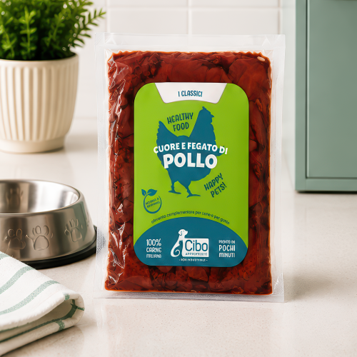 Cuore e fegato di pollo